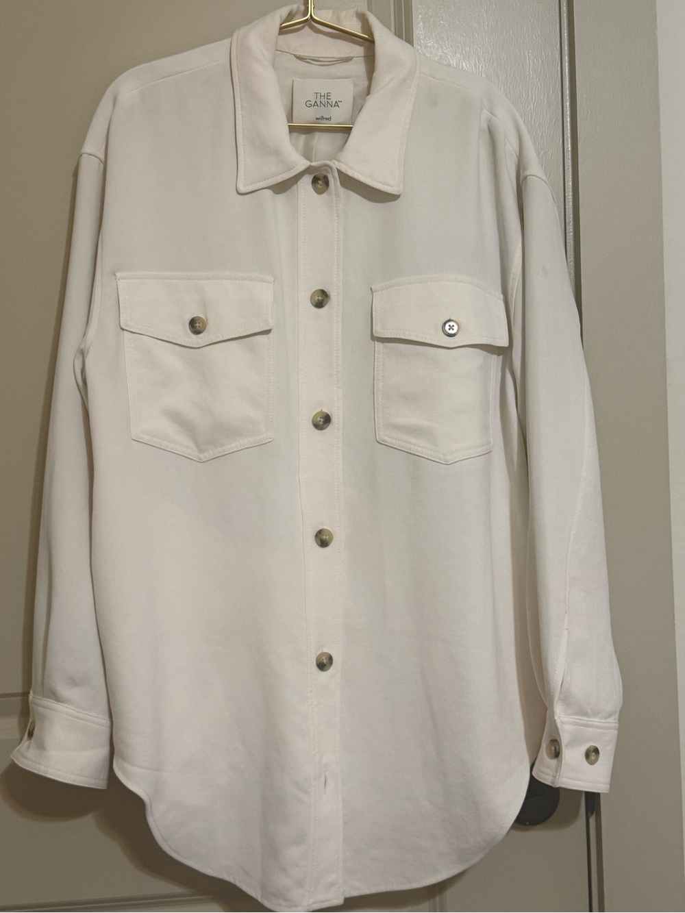 Off-White women’s  Button-Front Shirt Jacket